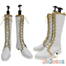 画像1: Pastel*Palettes　コラボレーション　白鷺千聖　コスプレ靴　BanG Dream!（バンドリ！）　コスプレブーツ　JUJUcosplay (1)