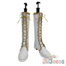 画像2: Pastel*Palettes　コラボレーション　白鷺千聖　コスプレ靴　BanG Dream!（バンドリ！）　コスプレブーツ　JUJUcosplay (2)