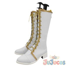 画像3: Pastel*Palettes　コラボレーション　白鷺千聖　コスプレ靴　BanG Dream!（バンドリ！）　コスプレブーツ　JUJUcosplay (3)