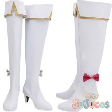 画像1: 愛乃めぐみ(キュアラブリー)　コスプレ靴　ハピネスチャージプリキュア!　コスプレブーツ　JUJUcosplay (1)