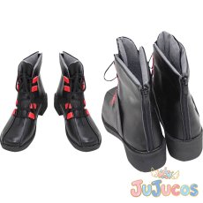 画像1: 飴村乱数　コスプレ靴　ヒプノシスマイク　コスプレブーツ　JUJUcosplay (1)