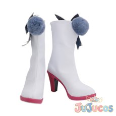 画像2: キャットツインテール　園田海未　コスプレ靴　ラブライブ！スクフェスAC　コスプレブーツ　JUJUcosplay (2)