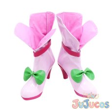 画像2: 花寺のどか　コスプレ靴　ヒーリングっど??プリキュア　コスプレブーツ　JUJUcosplay (2)