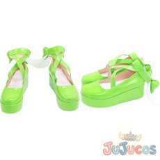 画像1: スゥ　コスプレ靴　しゅごキャラ!　コスプレブーツ　JUJUcosplay (1)