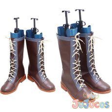 画像1: FGO　空の境界コラボ　両儀式　コスプレ靴　Fate/Grand Order　コスプレブーツ　JUJUcosplay (1)