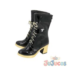 画像4: VTuber　花咲みやび　初期　コスプレ靴　バーチャルYouTuber　コスプレブーツ　JUJUcosplay (4)