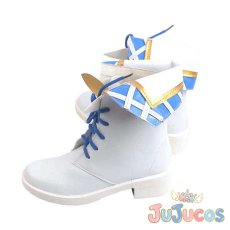 画像3: ミリシタ　3周年記念衣装　インフィニット・スカイ　コスプレ靴　アイドルマスター ミリオンライブ！ シアターデイズ　コスプレブーツ　JUJUcosplay (3)