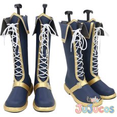 画像1: ブイフラワ　v flower　コスプレ靴　VOCALOID4　コスプレブーツ　JUJUcosplay (1)