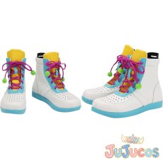 画像1: ハロー、ハッピーワールド！ にこにこプラネット/3周年　ライブ衣装　弦巻こころ　北沢はぐみ　瀬田薫　松原花音　コスプレ靴　BanG Dream!（バンドリ！）　コスプレブーツ　JUJUcosplay (1)