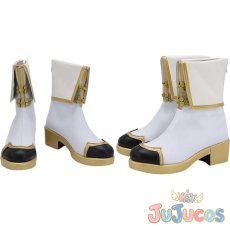 画像1: VTuber　兎田ぺこら　ノンストップ・ストーリー　コスプレ靴　バーチャルYouTuber　コスプレブーツ　JUJUcosplay (1)