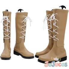 画像1: スクスタ　虹ヶ咲学園　天王寺璃奈　Sing & Smile!!　コスプレ靴　ラブライブ！虹ヶ咲学園スクールアイドル同好会　コスプレブーツ　JUJUcosplay (1)