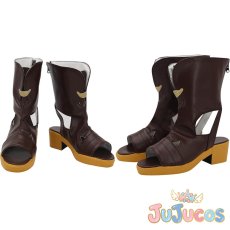 画像1: ライザリン・シュタウト　コスプレ靴　ライザのアトリエ〜常闇の女王と秘密の隠れ家〜　コスプレブーツ　JUJUcosplay (1)