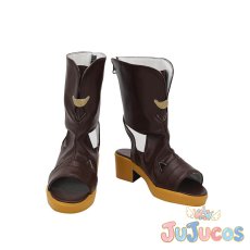 画像2: ライザリン・シュタウト　コスプレ靴　ライザのアトリエ〜常闇の女王と秘密の隠れ家〜　コスプレブーツ　JUJUcosplay (2)