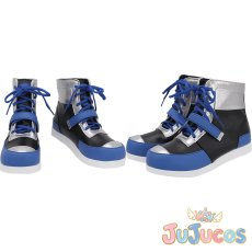 画像1: あんスタ！Basic　Trickstar　氷鷹 北斗　コスプレ靴　あんさんぶるスターズ！　コスプレブーツ　JUJUcosplay (1)
