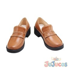 画像2: 蛇喰夢子　桃喰綺羅莉　コスプレ靴　賭ケグルイ　コスプレブーツ　JUJUcosplay (2)