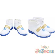 画像1: 高町なのは　コスプレ靴　魔法少女リリカルなのは　コスプレブーツ　JUJUcosplay (1)