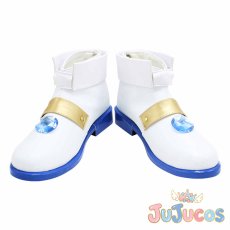 画像2: 高町なのは　コスプレ靴　魔法少女リリカルなのは　コスプレブーツ　JUJUcosplay (2)