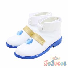 画像4: 高町なのは　コスプレ靴　魔法少女リリカルなのは　コスプレブーツ　JUJUcosplay (4)