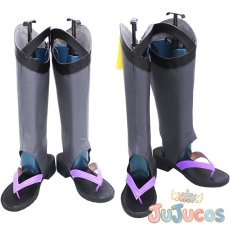 画像1: げんしん　散兵　ファデュイ　スカラマシュ　Scaramouche　コスプレ靴　原神　コスプレブーツ　JUJUcosplay (1)