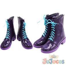 画像1: VTuber　不破湊　コスプレ靴　バーチャルYouTuber　コスプレブーツ　JUJUcosplay (1)