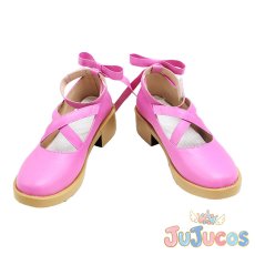 画像2: スクールアイドルフェスティバル　虹ヶ咲学園スクールアイドル同好会　上原 歩夢　コスプレ靴　ラブライブ!　コスプレブーツ　JUJUcosplay (2)