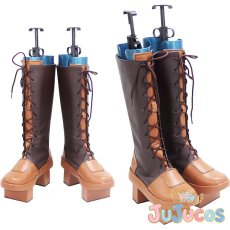 画像1: 初音ミク　千本桜　コスプレ靴　VOCALOID　コスプレブーツ　JUJUcosplay (1)