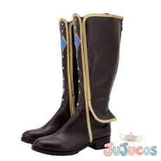 画像3: A・ZU・NA　優木せつ菜　コスプレ靴　ラブライブ!虹ヶ咲学園スクールアイドル同好会　コスプレブーツ　JUJUcosplay (3)