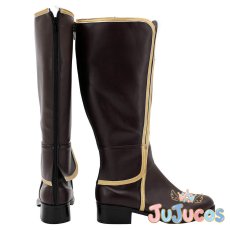 画像4: A・ZU・NA　優木せつ菜　コスプレ靴　ラブライブ!虹ヶ咲学園スクールアイドル同好会　コスプレブーツ　JUJUcosplay (4)