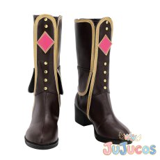 画像2: A・ZU・NA　上原歩夢　コスプレ靴　ラブライブ!虹ヶ咲学園スクールアイドル同好会　コスプレブーツ　JUJUcosplay (2)