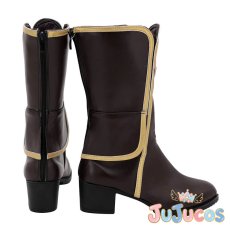 画像4: A・ZU・NA　上原歩夢　コスプレ靴　ラブライブ!虹ヶ咲学園スクールアイドル同好会　コスプレブーツ　JUJUcosplay (4)