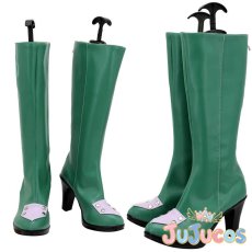 画像1: シャミア=ネーヴラント　コスプレ靴　ファイアーエムブレム 風花雪月　コスプレブーツ　JUJUcosplay (1)