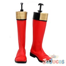 画像2: 騎士竜戦隊リュウソウジャー　コウ　リュウソウレッド　コスプレ靴　スーパー戦隊　コスプレブーツ　JUJUcosplay (2)