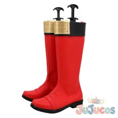 画像3: 騎士竜戦隊リュウソウジャー　コウ　リュウソウレッド　コスプレ靴　スーパー戦隊　コスプレブーツ　JUJUcosplay (3)