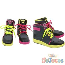 画像1: VTuber　常闇トワ　コスプレ靴　バーチャルYouTuber　コスプレブーツ　JUJUcosplay (1)