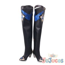 画像2: げんしん　Eula(ユーラ/エウルア)　コスプレ靴　原神　コスプレブーツ　JUJUcosplay (2)