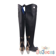 画像5: げんしん　Eula(ユーラ/エウルア)　コスプレ靴　原神　コスプレブーツ　JUJUcosplay (5)