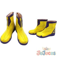 画像1: VTuber　花譜　青雀　コスプレ靴　バーチャルYouTuber　コスプレブーツ　JUJUcosplay (1)