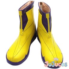 画像2: VTuber　花譜　青雀　コスプレ靴　バーチャルYouTuber　コスプレブーツ　JUJUcosplay (2)