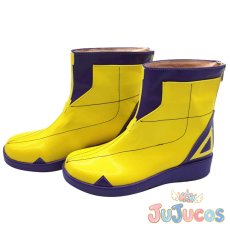 画像3: VTuber　花譜　青雀　コスプレ靴　バーチャルYouTuber　コスプレブーツ　JUJUcosplay (3)