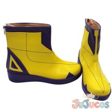 画像5: VTuber　花譜　青雀　コスプレ靴　バーチャルYouTuber　コスプレブーツ　JUJUcosplay (5)