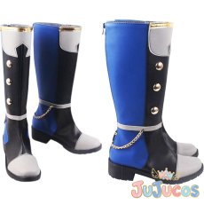 画像1: あんスタ！Music　フィーチャースカウト　HiMERU編　HiMERU　コスプレ靴　あんさんぶるスターズ！　コスプレブーツ　JUJUcosplay (1)