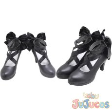 画像1: ライスシャワー　コスプレ靴　ウマ娘プリティーダービー　コスプレブーツ　JUJUcosplay (1)