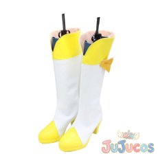 画像3: 黄瀬やよい(キュアピース)　コスプレ靴　スマイルプリキュア!　コスプレブーツ　JUJUcosplay (3)