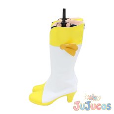 画像4: 黄瀬やよい(キュアピース)　コスプレ靴　スマイルプリキュア!　コスプレブーツ　JUJUcosplay (4)