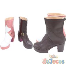 画像1: グラスワンダー　コスプレ靴　ウマ娘プリティーダービー　コスプレブーツ　JUJUcosplay (1)