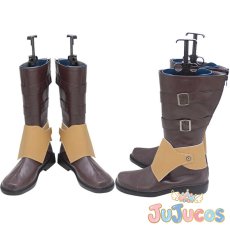 画像1: オズ=ベザリウス　コスプレ靴　PandoraHearts（パンドラハーツ）　コスプレブーツ　JUJUcosplay (1)