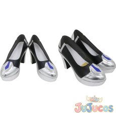 画像1: げんしん　Eula(ユーラ/エウルア)　コスプレ靴　原神　コスプレブーツ　JUJUcosplay (1)