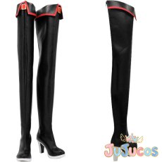 画像1: 羽前京香　コスプレ靴　魔都精兵のスレイブ　コスプレブーツ　JUJUcosplay (1)