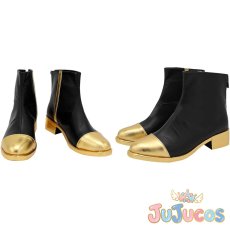 画像1: あんスタ　大神晃牙　招待☆ブラックブラッドバンケット　コスプレ靴　あんさんぶるスターズ！　コスプレブーツ　JUJUcosplay (1)