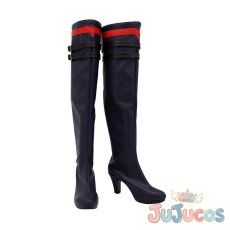 画像2: まおがく　サーシャ・ネクロン　コスプレ靴　魔王学院の不適合者 ?史上最強の魔王の始祖、転生して子孫たちの学校へ通う?　コスプレブーツ　JUJUcosplay (2)